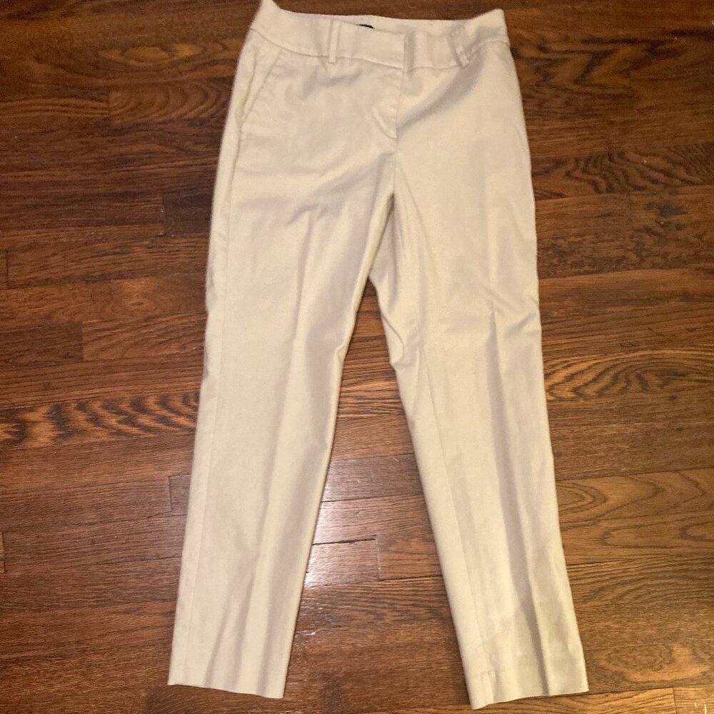 Ann Taylor Factory Khaki Pants, Stretch, Size 4